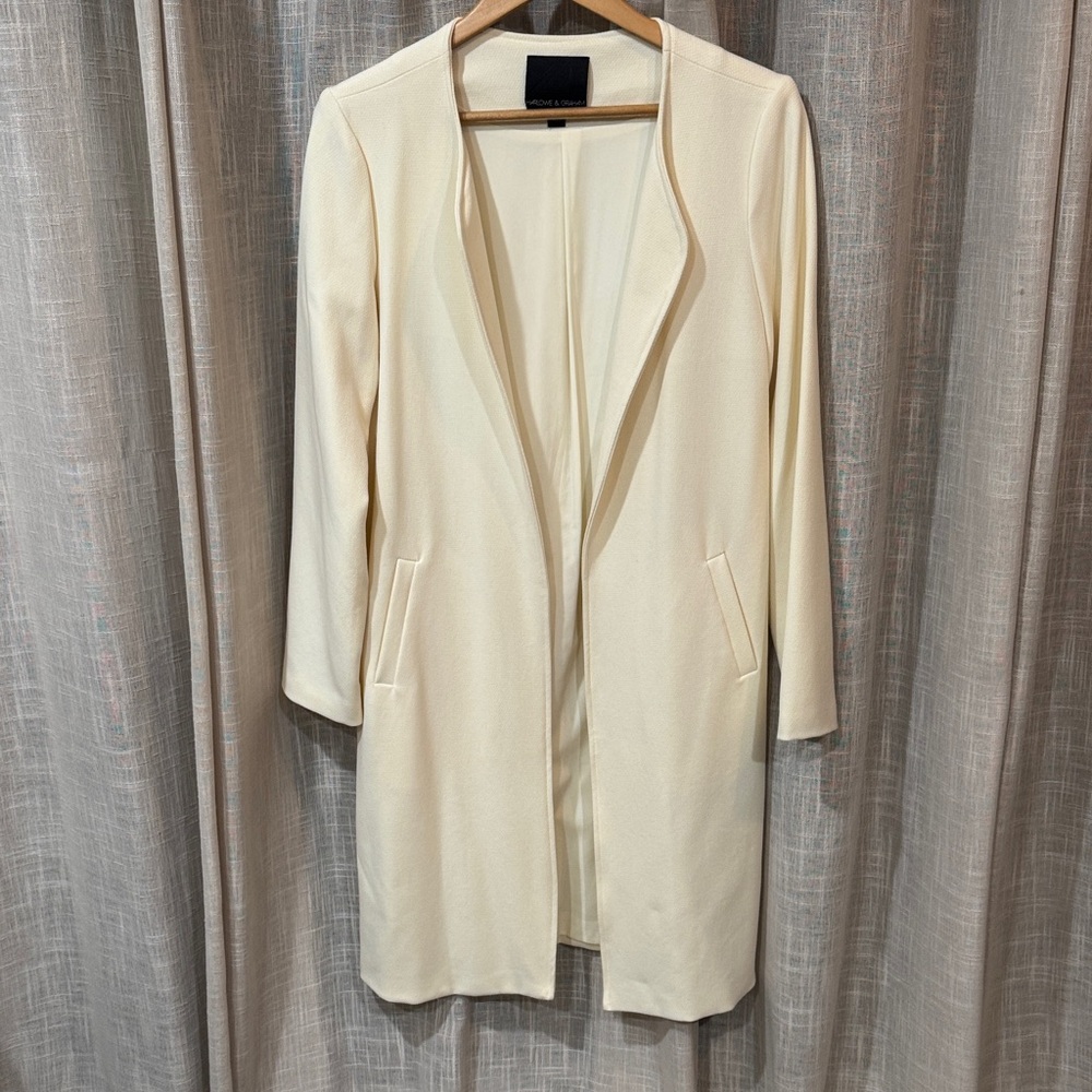Harlowe & Graham Cream Trench Coat